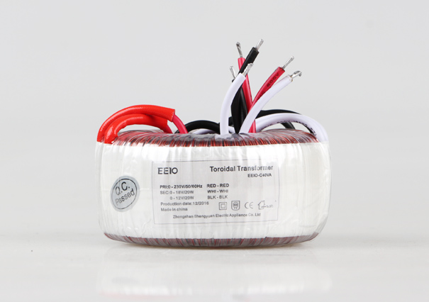 40W環(huán)形變壓器 230V/18V-12V（環(huán)形變壓器如何判斷是升壓還是降壓？）